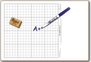 Very Versatile DryErase 11x16" Double-sided Graphboard: Algebra I & Geometry - 0