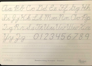 11"x16" Cursive Handwriting-Double-Sided - $2.99