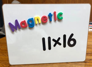 BLANK UNLINED MAGNETIC DOUBLE SIDED DRY ERASE - 11" x 16" Student Response Board - MAGC1116-2x