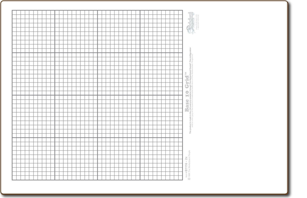 Base 10 Graphboard — DryErase.com