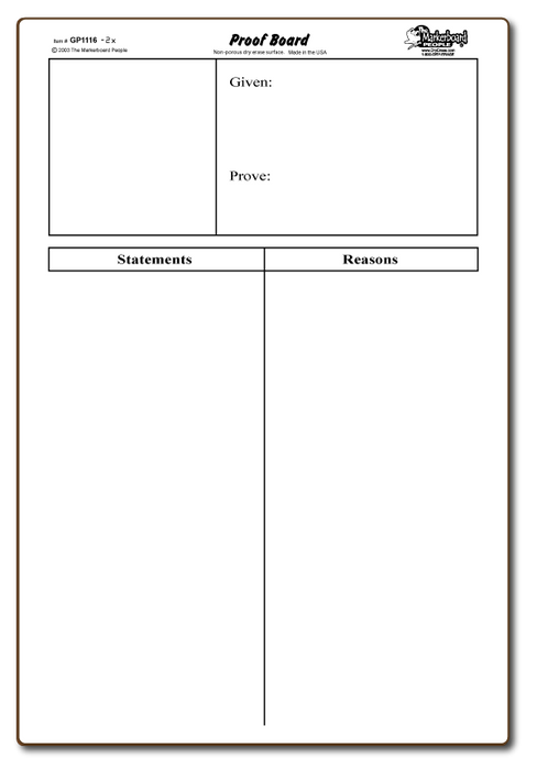 Geometric Proof Board