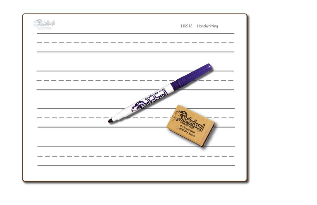 Handwriting Board - Marker & Eraser Combo Kit