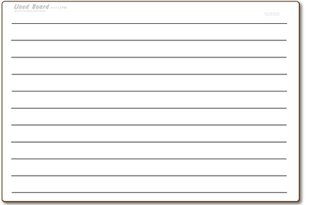 Lined Board-11X16 — DryErase.com