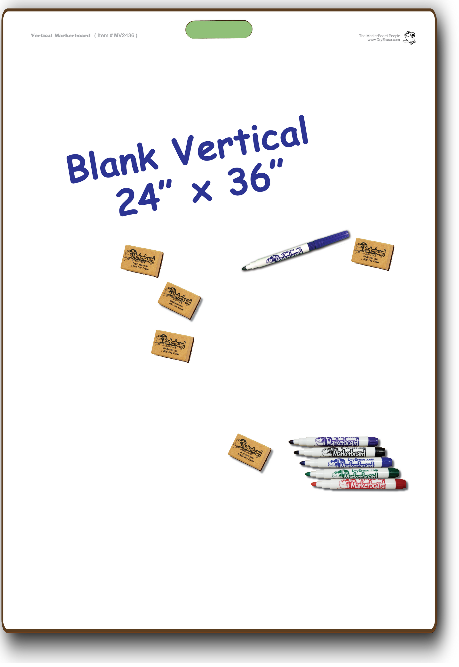 Vertical Blank Board With Handle DryErase Vertical blank board with handle dryerase
