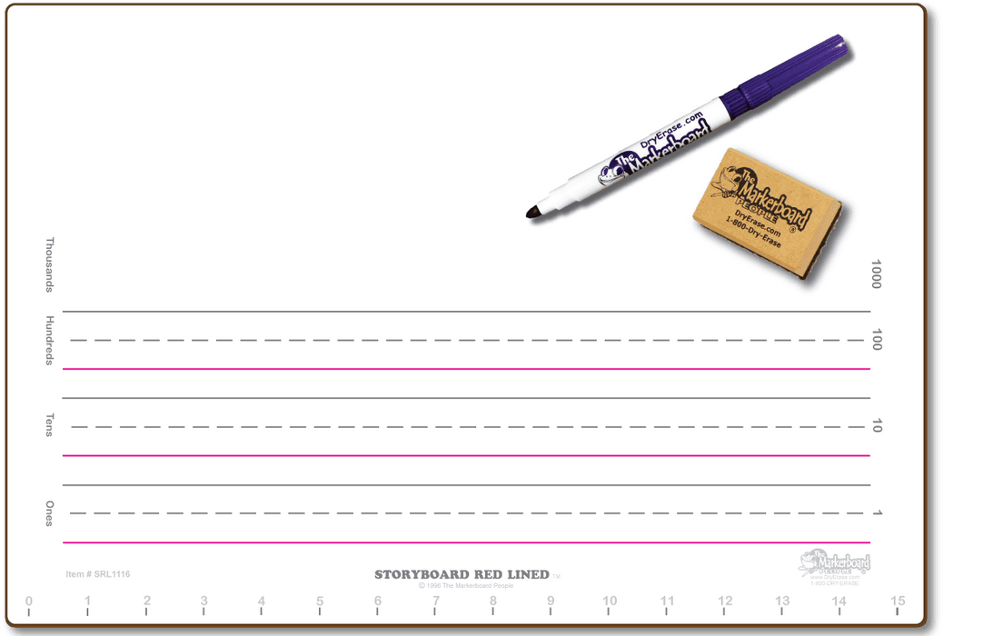 Storyboard Red Line - Marker & Eraser Combo Kit