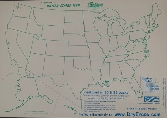 US/World Map Board