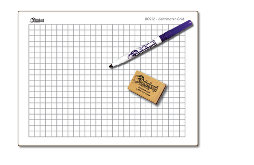 CENTIMETER GRAPH GRID DOUBLE SIDED DRY ERASE,  9