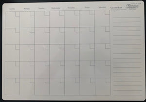 11”x16" Calendar Board-Monthly Planner- CAL1116-2x- $2.99