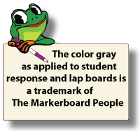 LINED DOUBLE SIDED DRY ERASE,  11" x 16" Student Response Boards - LC1116-2x