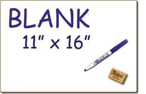 Blank Unlined 11"x16" -  M1116-2x-E- $2.09
