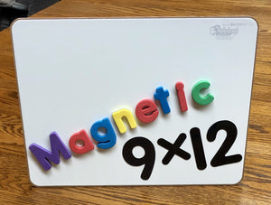 Blank Magnetic Dry Erase-SINGLE-SIDED  9" x 12" Board - MAG0912-1x- $1.99